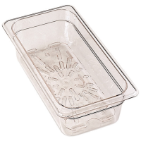 Polycarbonate Gastronorm Drain Shelf 1/6   