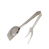 S/S Deluxe Roasting Meat Serving Tongs 20cm