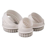 Pastry Cutters Plastic Plain & Crinkled