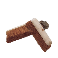 12" Wooden Broom Coco Head Soft