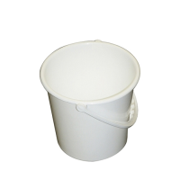 Round White Bucket 9Ltr 