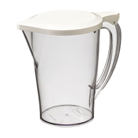 Plastic Serving Jug with Lid 0.5L 13.5 x 9cm