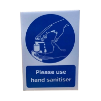 A5 Counter Top Display Use Hand Sanitiser Sign