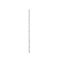 Paper Straw White/Silver Star 20cm (8") 6mm bore 