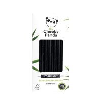 Cheeky Panda Bamboo Black Paper Straw 200mm