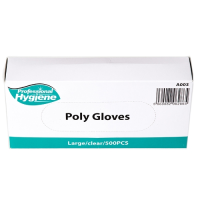 Poly Gloves Clear - Large 