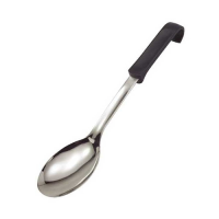 18/10 S/S & Black Handled Solid Spoon 13.5"