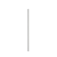 Smoothie Paper Straw 8" White (8mm bore)