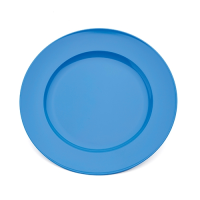 Polycarbonate Dinner Plate Med Blue 24cm