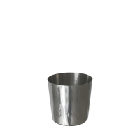 Stainless Steel Chip Cup 3.5x3.5" Smooth