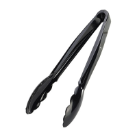 Black Carly Utility Tongs 300mm 12"