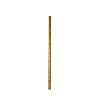 Paper Straw Gold 20cm (6mm bore) Solid Colour