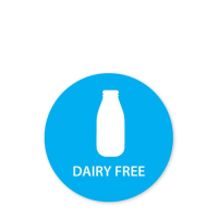 25mm Removable Label - DAIRY FREE