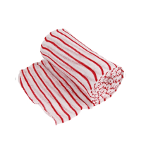 Stockinette Heavy Cotton Cloth Roll Red 