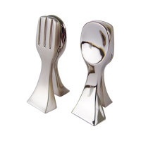 Zinc Alloy Spoon & Fork Ticket Stand 5.8cm