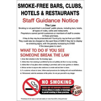Smoking Guidance Notice 297x210 Sticker INTERIOR