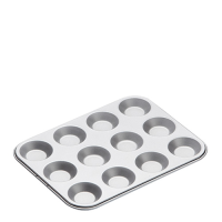 Non Stick 12 Hole Shallow Baking Tray Holes6x1.5cm