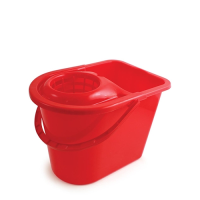 15Ltr Hygiene Bucket & Wringer Red