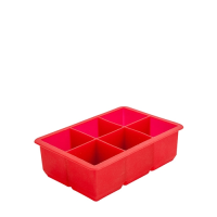 Ice Cube Silicone Mould 6 cubes 2x2"  Square