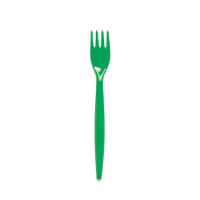 Standard Polycarbonate Fork Em/Green 20cm