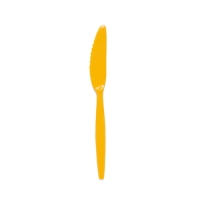 Standard Polycarbonate Knife Yellow 22cm