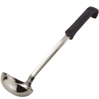 S/S Black Handled Soup Ladle 4oz 100ml