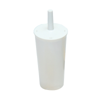 Toilet Brush & Holder Closed Lid