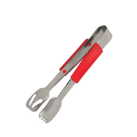 Serving Tongs - Buffet - S/S & Red Handle
