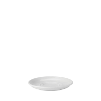 Pure White Double Well Saucer 15cm (6") 