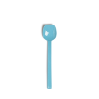 Wide Flat Edge Spoon Summer Blue