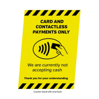 A4 Counter Top Display Card & Contactless Only