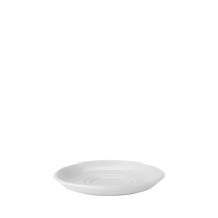 Pure White Double Well Saucer 17.5cm (7") 