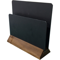 Double Sided Chalkboard Menu Holder With Gap 