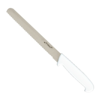 Roast Slicer Serrated Knife 12" White