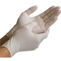 Latex Gloves Powdered - Large