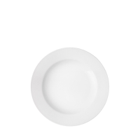 Pure White Wide Rim Plate 20.25cm (8") 