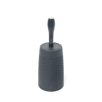 Rattan Effect Toilet Brush Charcoal