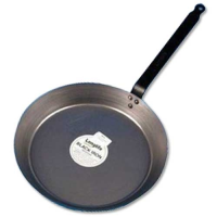 Black Iron Fry Pan/Blinis Pan 10" 25cm