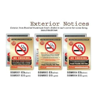 No Smoking Premises Alu Exterior SCOT 3mm