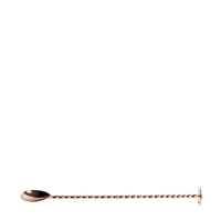 Bar Spoon Twisted Copper Plated 27cm