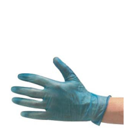 Vinyl Gloves Powder Free Blue - Large