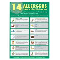 Food Allergen Guide For Staff (Sticker) 