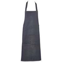 Unwashed Denim Bib Apron 70 x 90cm