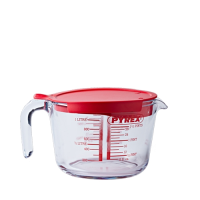 Pyrex Measuring Jug with Lid 1 litre