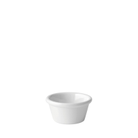 Melamine Ramekin 2oz 6cl White Plain