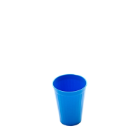 Polycarbonate Fluted Tumbler Medium Blue 20cl