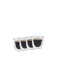 La Cafeti?re Set of 4 Double-Wall Espresso Cups