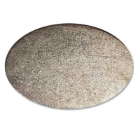 6" Silver Edged Single Thick Cake Board Round