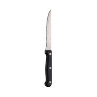Black Handled Steak Knife 
