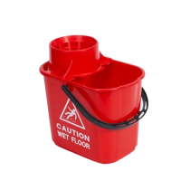 15ltr Professional Bucket & Wringer Red